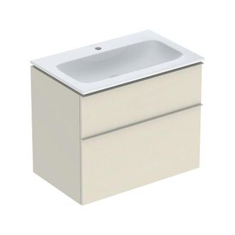 Keramag Keramag - Geberit Icon Set Mueble Lavabo Con Mueble Bajo Lavabo, 2 Cajones