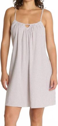 Nation Ltd Margot Mini Dress In Praline Stripe