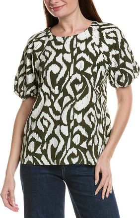 Tommy Bahama Inlet Ikat Linen-Blend Blouse
