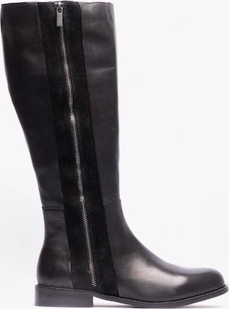 Hush Puppies Womens Hush Puppies FAITH Womens Leather Tall Boots Black - Size: 3
