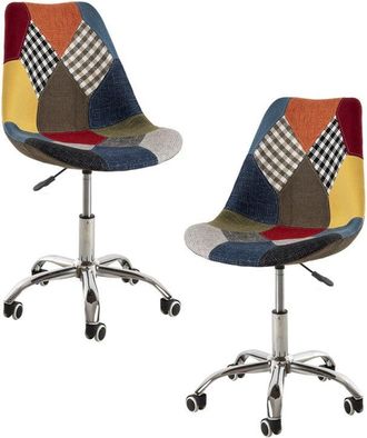 Regalos Miguel Packs Sillas - Pack 2 Sillas Neo Patchwork - Patchwork Colores