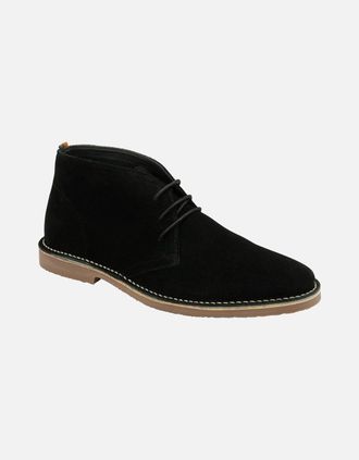 Frank Wright Mens Edwin Mens Desert Boots - Black - Size: 10