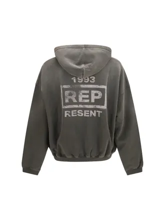 Represent Resent Hoodie - Gray