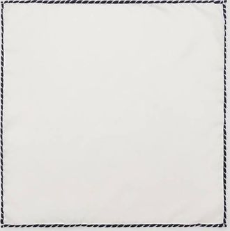 Mango Foulard 100% seta bianco - Uomo - Taglia unica - MANGO MAN