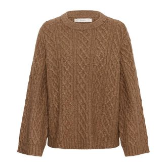 Inwear Truien - Dames - Ronde hals truien - Bruin - 2XL - Truien & Vesten