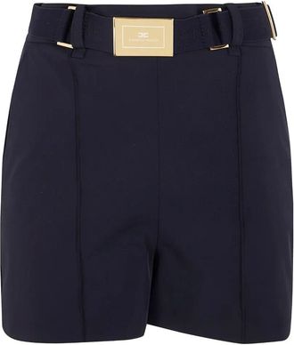 Elisabetta Franchi Belted Shorts