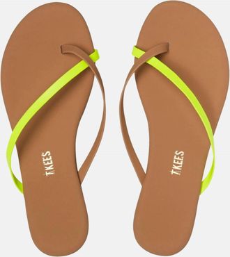 Tkees Womens Riley Sandals In Neon Yellow