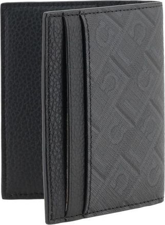Ferragamo Mens Black Calf Leather Bos Taurus Wallet