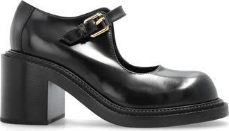 Moschino Hoge hakken schoenen - Dames - Pumps - Zwart - 39 EU - Leer - Schoenen