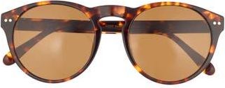 DIFF Eyewear Cody XL Polarized 53mm Round Sunglasses in Brown at Nordstrom Rack