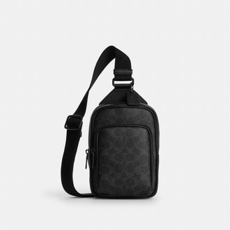 Coach Racer Sling Pack In Signature Canvas