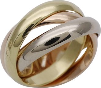 Cartier Pink Gold White Gold Yellow Gold Yellow Gold (18K) Pink Gold (18K) White Gold (18K) Band Ring (Pre-Owned)
