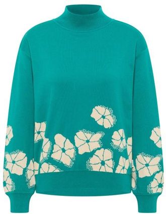 Tranquillo Gemütlicher Strickpullover Pullover für Damen | türkis