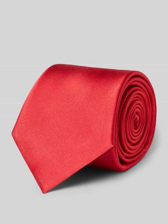 Willen Krawattenfabrik Krawatte aus Seide (7,5 cm) in Rot, Größe 1