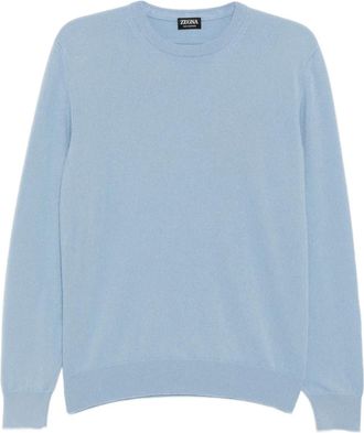 Ermenegildo Zegna Top in cashmere - Blu