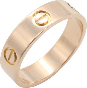 Cartier Gold Pink Gold (18K) Band Ring (Pre-Owned)