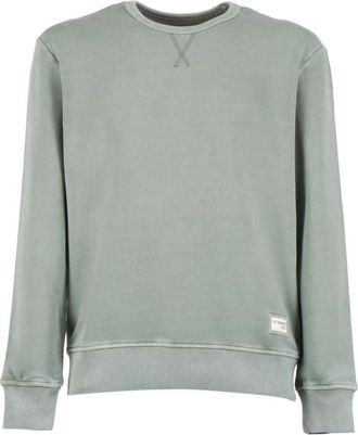 Fay Felpa Archive - Heren - Sweatshirts - Groen - S - Hoodies & sweatvesten