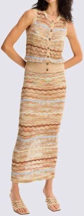 Allison New York Carmen Skirt In Blue Multi