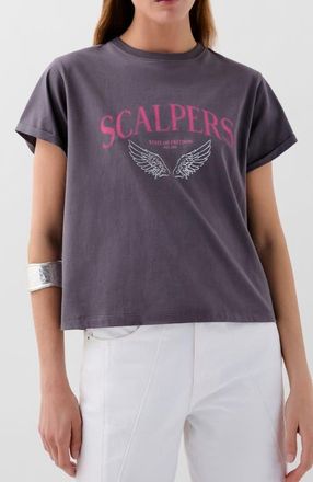 Scalpers Scp Wings Tee in Grey at Nordstrom, Size Medium Eu