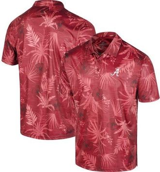 Colosseum Mens Colosseum Crimson Alabama Crimson Tide Palms Team Polo at Nordstrom, Size X-Large