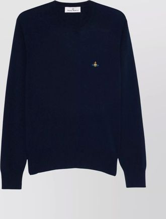Vivienne Westwood cashmere merino wool ribbed crewneck jumper