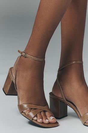 Maeve Cross-Strap Block Heels