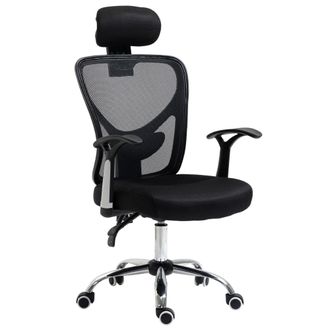 Vinsetto Silla de oficina 62x67x118 cm negro