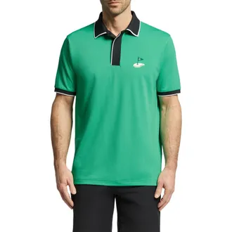 Psycho Bunny Clayton Piqu&eacute; Performance Polo in Simply Green at Nordstrom Rack, Size 5(M)