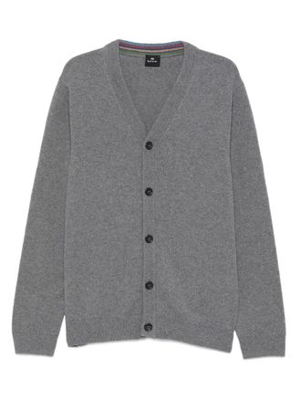 Paul Smith merino wool cardigan - men - Merino - M - Grey