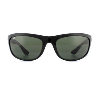 Ray-Ban Wrap Black Green Balorama 4089 Sunglasses