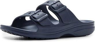 Crocs Classic Saturday Sandals, Slides Mens Slide Shoes Navy : 11 M, Synthetic