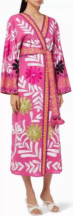 Alexis Dalie Robe In Aurora Pink