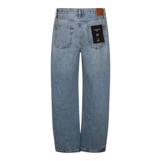 Anine Bing Womens Jeans Washed Blue