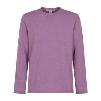 Comme Des Gar&ccedil;ons Round-neck Knitwear, male, Purple, Size: XL Round-neck Knitwear