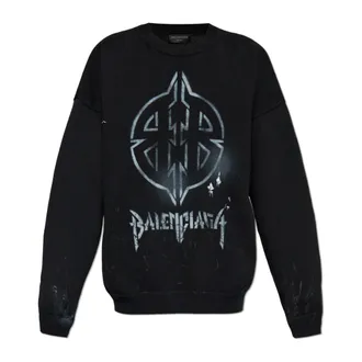 Balenciaga Hombre, Sudaderas, Negro, Talla: M