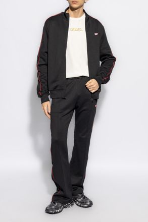 Diesel Sweatpants P-ZAMPER-D, Mens, Black