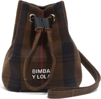 Bimba & Lola Trousse make up a quadri - Marrone