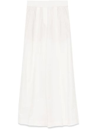 Brunello Cucinelli Broek met wijde pijpen - Wit