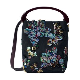 Dries Van Noten Bolso Micro Bordado - Bags - Mujer - Negro - ONE SIZE