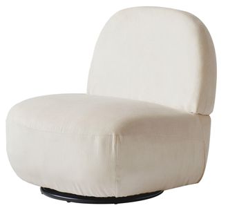 Nordlys Swivel Scandinavian Design Armchair in Beige