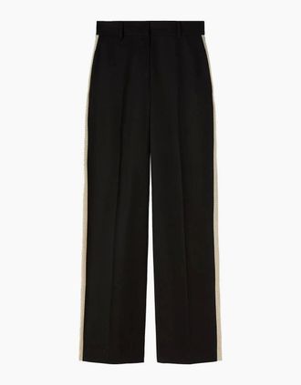 Palm Angels Womens Womens Knit Tape Trousers Black - Size: 12