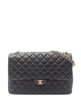 Chanel 2021-2025 Maxi Classic Caviar Double Flap shoulder bag - Nero