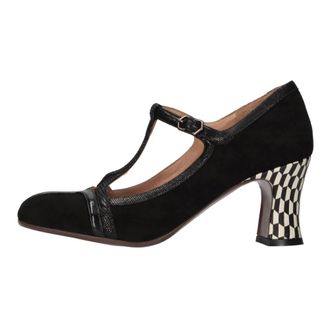 Chie Mihara Dames, Schoenen, Zwart, Maat: 37 EU Leer