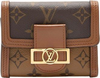 Louis Vuitton Reverse Monogram Dauphine Compact Wallet (Authentic Pre-Loved)