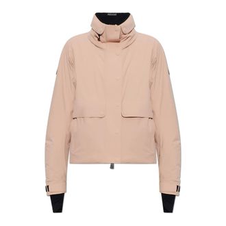 Moncler Danses Ge&iuml;soleerde Ski-jas - Dames - Sport - Roze - Maat: M Leer