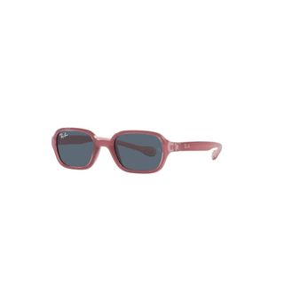 Ray-Ban Junior Zonnebril Burgundy Pink/Grey - unisex - Zonnebrillen - Roze - 41 MM - Accessoires