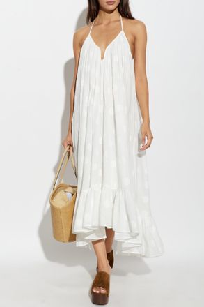 Zimmermann Cotton Strappy Dress, Womens, White