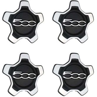 OEM Juego De 4 Embellecedores De Rueda Antipolvo Compatibles Con Piaggio 500x 2016-2022 Plata-crezuo