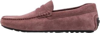 HUGO BOSS Tijdloze Loafers - Heren - Schoenen - Paars - Maat: 41 EU Leer