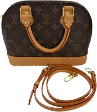 Louis Vuitton Pre-owned Handbags, female, Brown, Size: ONE SIZE Pre-owned Alma Monogram Handbag